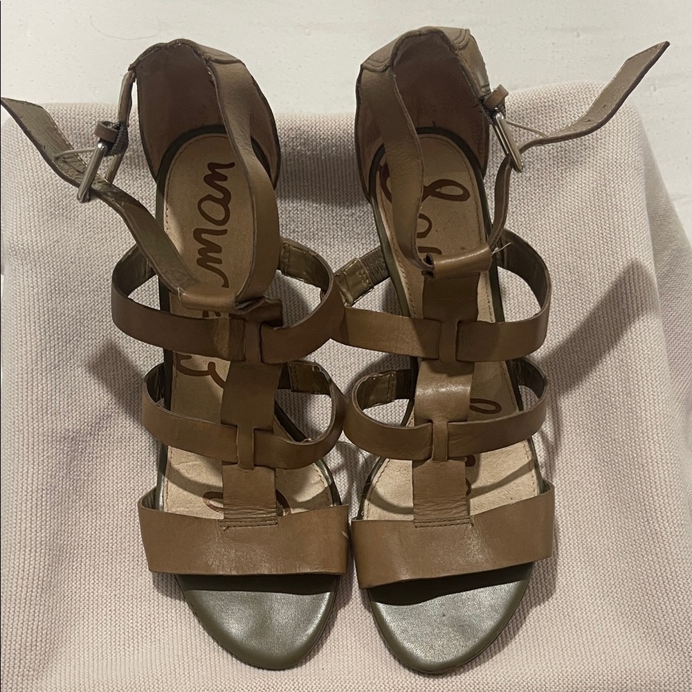 Sam Edelman Brown Strappy Sandals